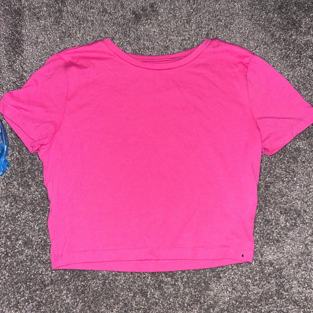 Pink crop top